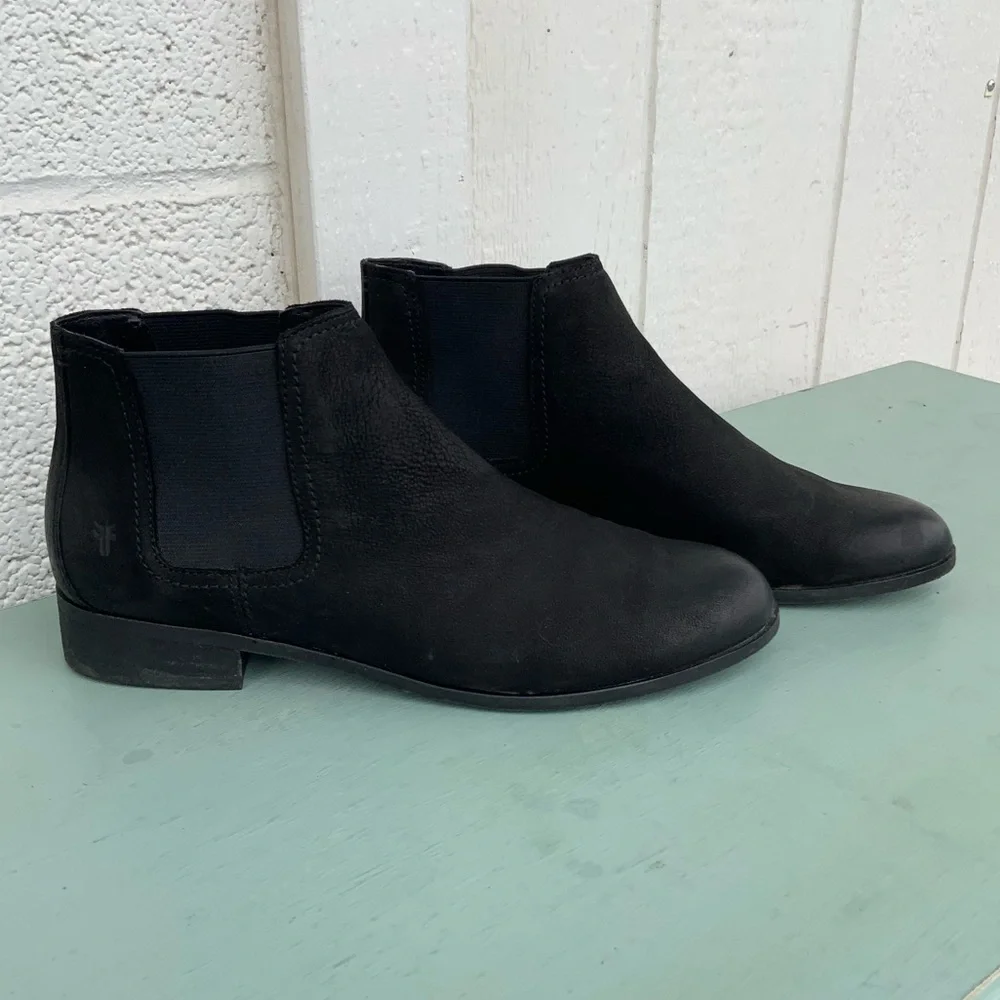 Black Frye Ankle Boots - Picture 1 of 9